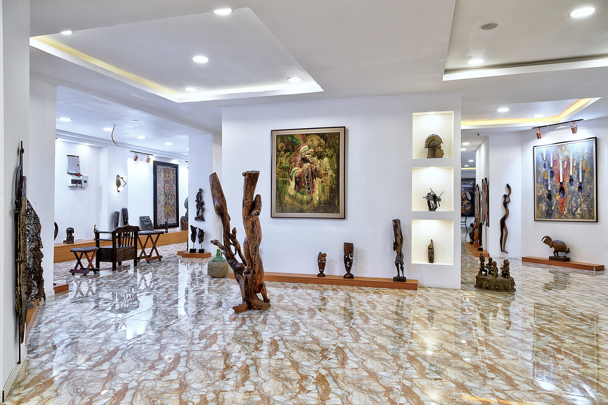 Arts exhibition in the Orisun Art Gallery in Abuja.