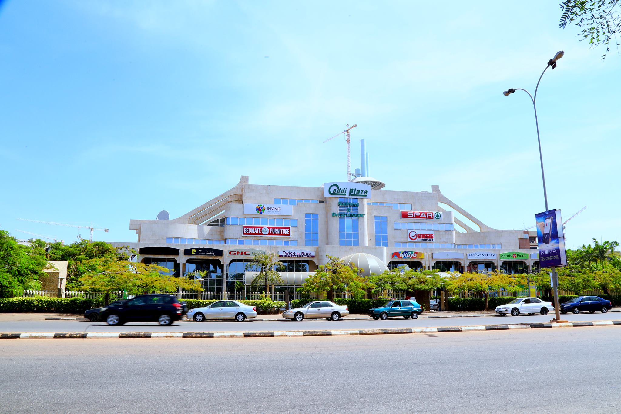 Front view of Ceddi Plaza, Abuja.