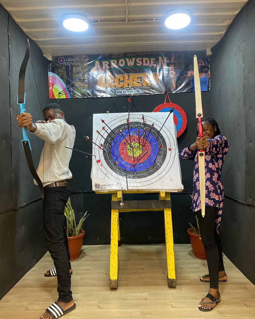 Archers in ArrowsDen Archery Lagos
