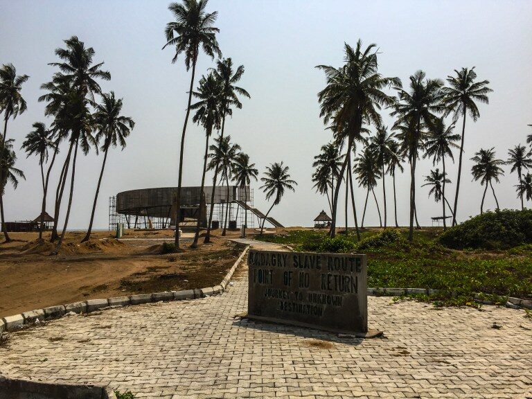 The Point of No Return Monument in Badagry.