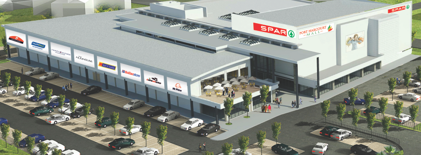 Aerial view of the Port Harcourt City Mall