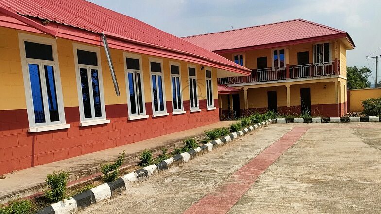 The front view of the Mary Slessor General Hospital in Itu Clan, Akwa Ibom State.