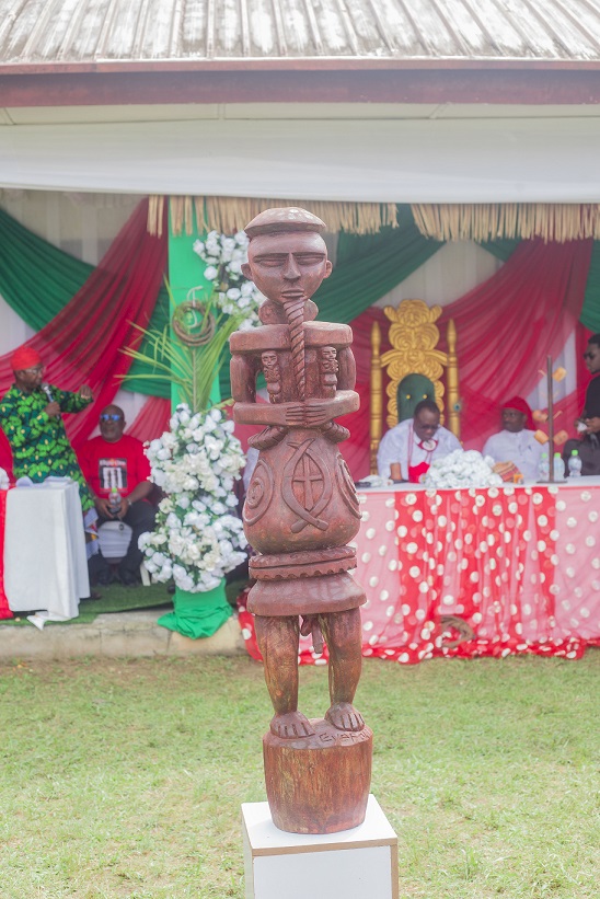Ekpu Oro figure on display at the National Museum Uyo.